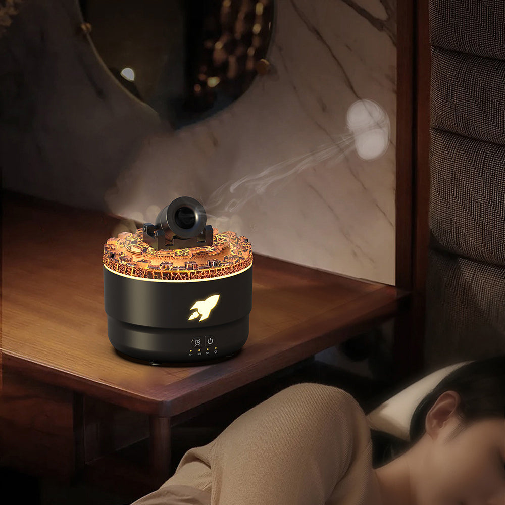 Lava Aroma Humidifier | Volcano Mist Diffuser with Light