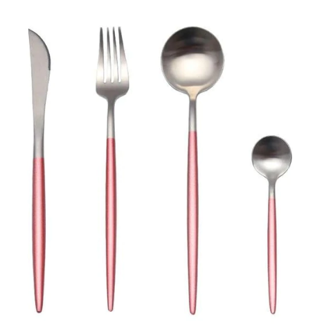 PrestigeCut 24-Piece | Gold & Silver Stainless Steel Dining Collection