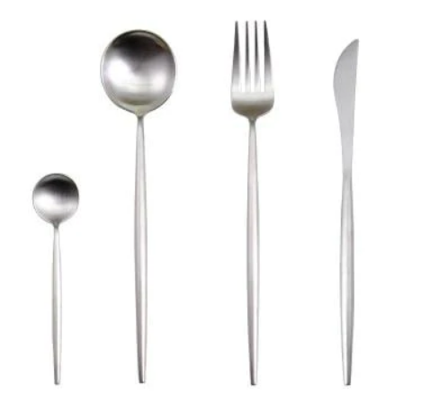 PrestigeCut 24-Piece | Gold & Silver Stainless Steel Dining Collection