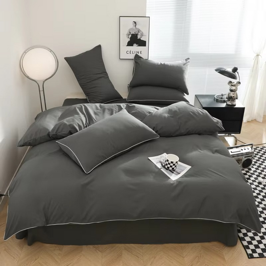 Soft Bed Sheet Set | Fits Double, Queen & King Size Beds