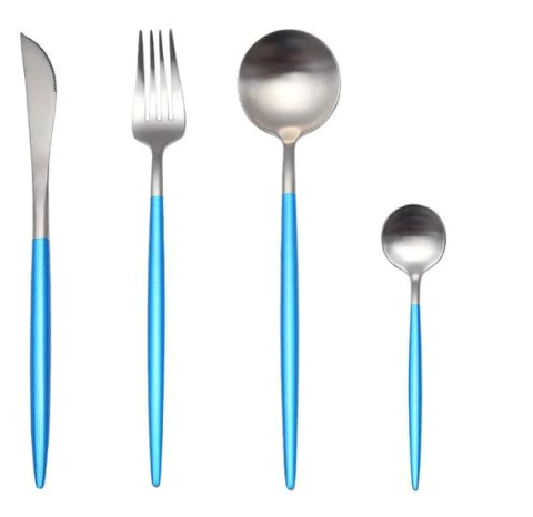 PrestigeCut 24-Piece | Gold & Silver Stainless Steel Dining Collection
