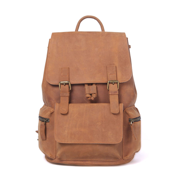 Flam | Vintage Drawstring Travel Backpack-2