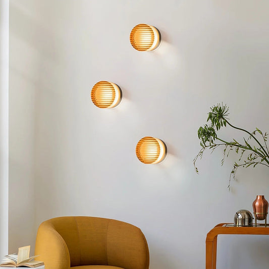 Modern Interior Accent | HavenGlow Round LED Wall Lamp