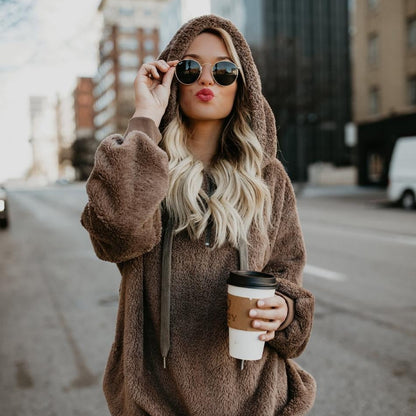 Faye | Women’s Cozy Hooded Fleece Hoodie