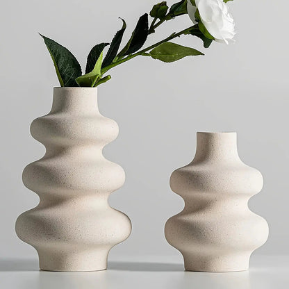 BloomCraft Ceramic Vase | Modern Décor for Flowers