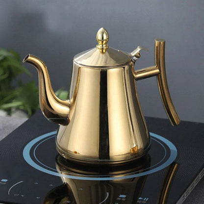 Tea Kettle for Induction | Stainless Steel with Strainer Filter
