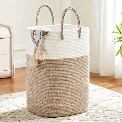 CloudNest Laundry Basket | Soft-Spun Style with 60L of Spacious Comfort