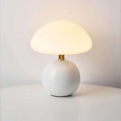 Celestia Glow | Soft Blush LED Ceramic Lamp