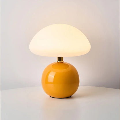 Celestia Glow | Soft Blush LED Ceramic Lamp