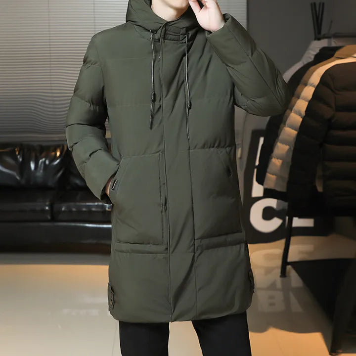 Callum | Men’s Quilted Cotton Hooded Padded Coat