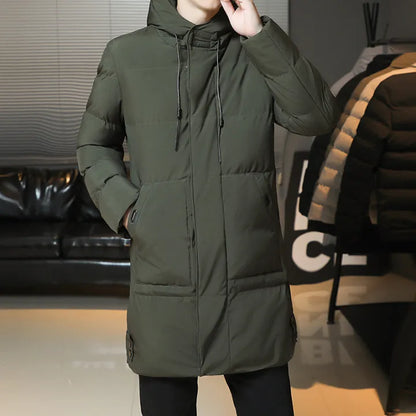Callum | Men’s Quilted Cotton Hooded Padded Coat