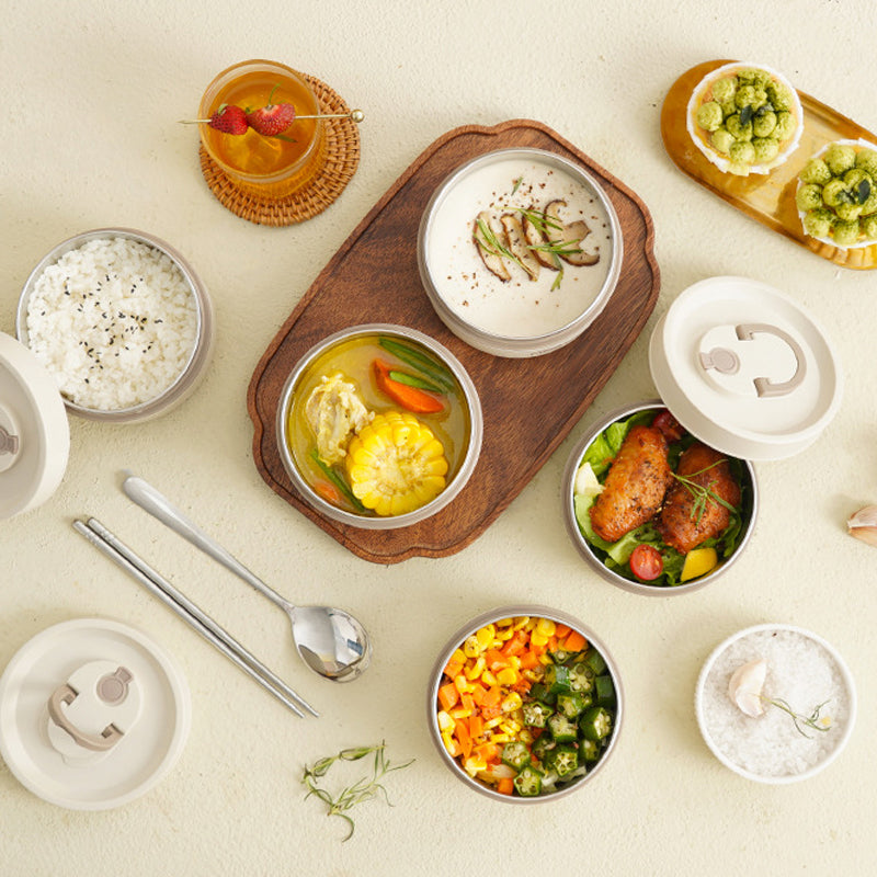 Durable Meal Bento | Insulated Bento Box with Portable Carry Case