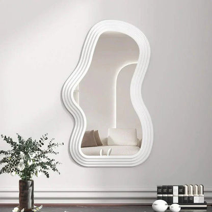 Skyline Glow | NimbusNest Cloud-Shaped Decorative Wall Mirror