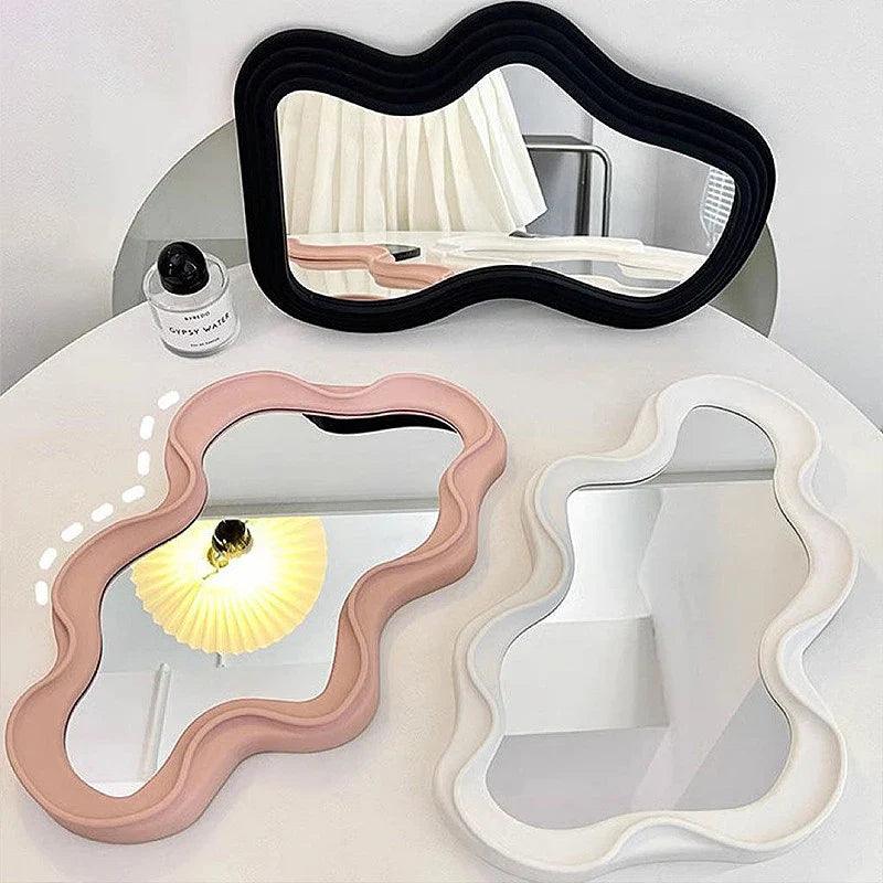 Skyline Glow | NimbusNest Cloud-Shaped Decorative Wall Mirror