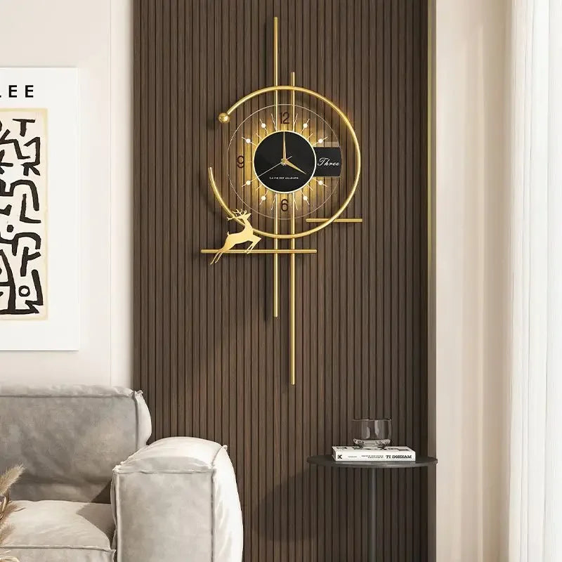 Silent Quartz Wall Clock | Sleek Modern Style