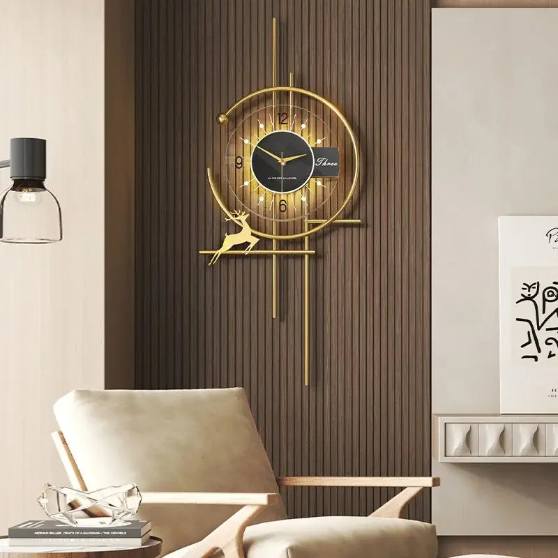 Silent Quartz Wall Clock | Sleek Modern Style