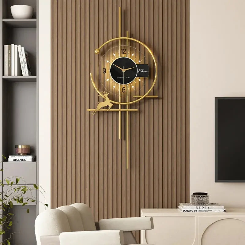 Silent Quartz Wall Clock | Sleek Modern Style