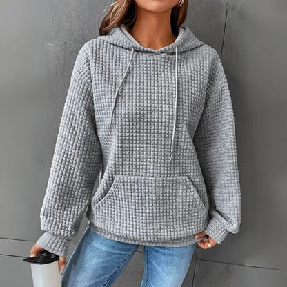 Lydia | Women’s Cozy Waffle-Knit Hoodie for Relaxed Comfort