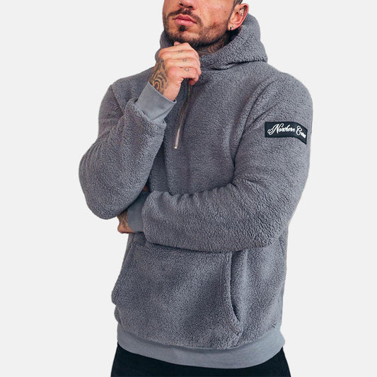 Gio | Men's Soft Fleece Pullover Hoodie for Winter