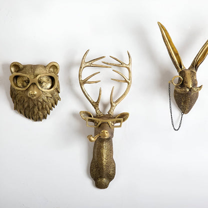 Wilderness Charm | TerraTusk Handcrafted Resin Animal Wall Hooks
