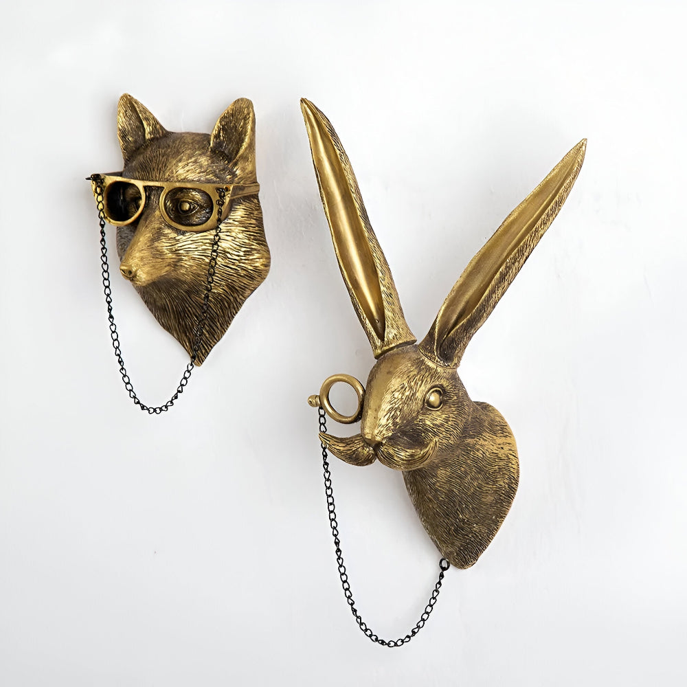 Wilderness Charm | TerraTusk Handcrafted Resin Animal Wall Hooks