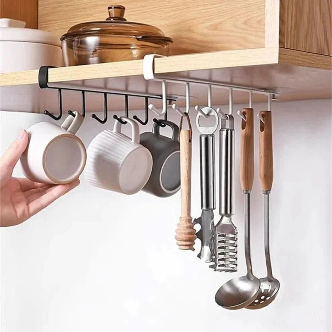 CabinLuxe | Modern Kitchen Hanging Storage Rack