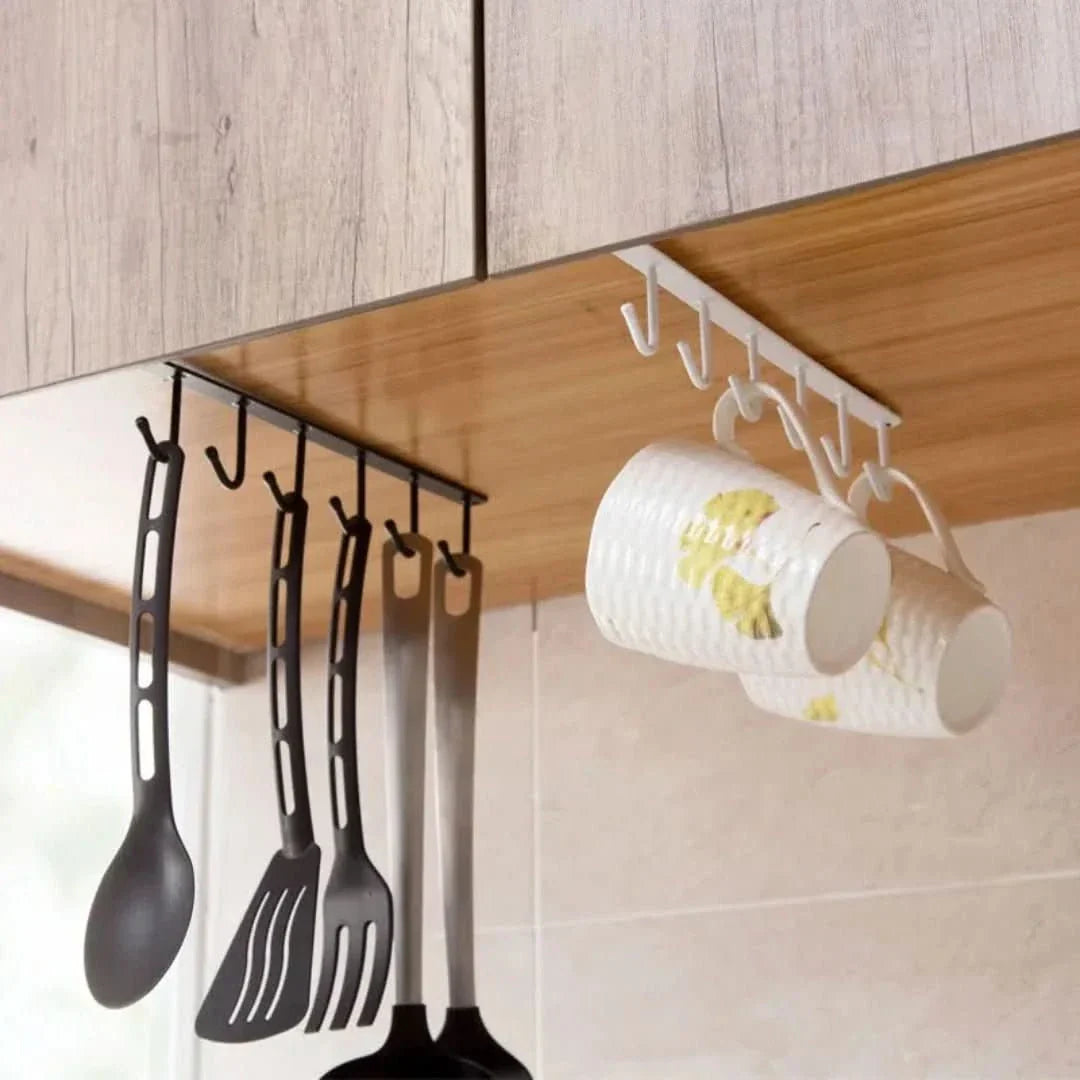 CabinLuxe | Modern Kitchen Hanging Storage Rack