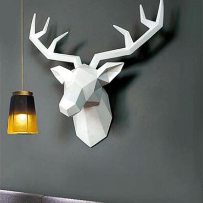 PolarStag Wall Sculpture | Scandinavian Rustic Style