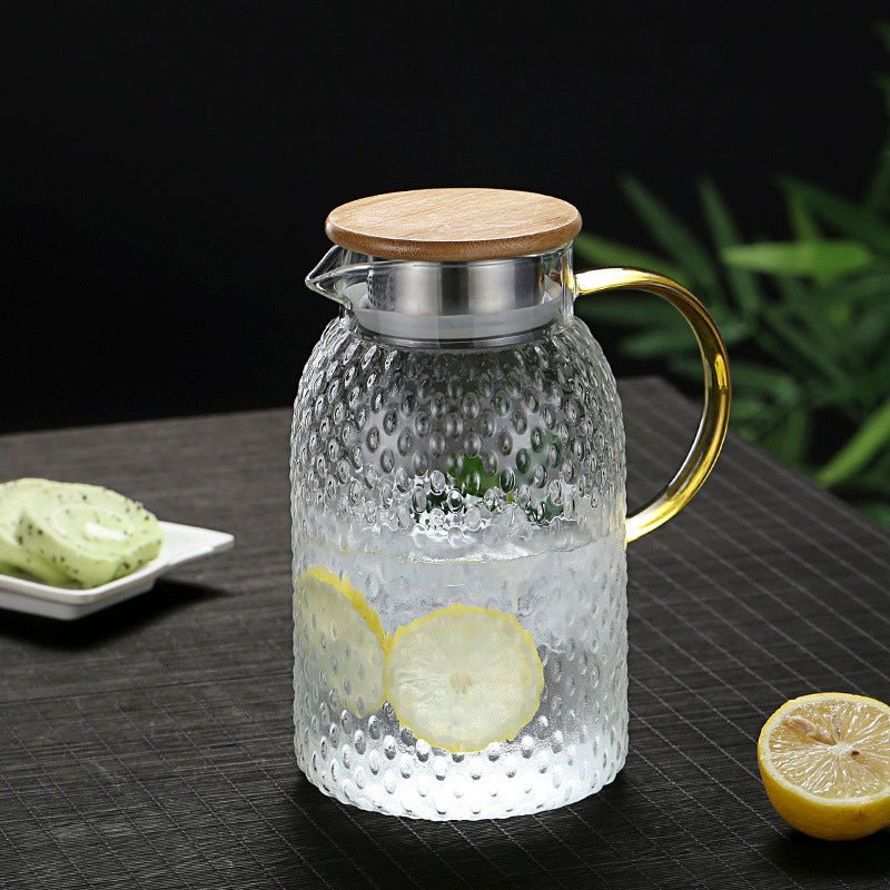 Glass Pitcher Jug | Heat-Safe for Hot & Cold Drinks