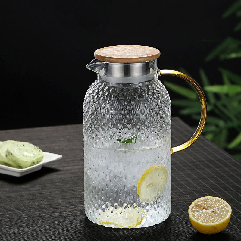 Glass Pitcher Jug | Heat-Safe for Hot & Cold Drinks