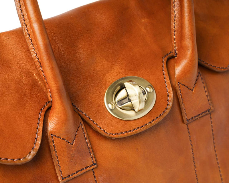 Sophia | Women's Leather Laptop Bag with Organized Storage and Comfortable Carrying Options-4
