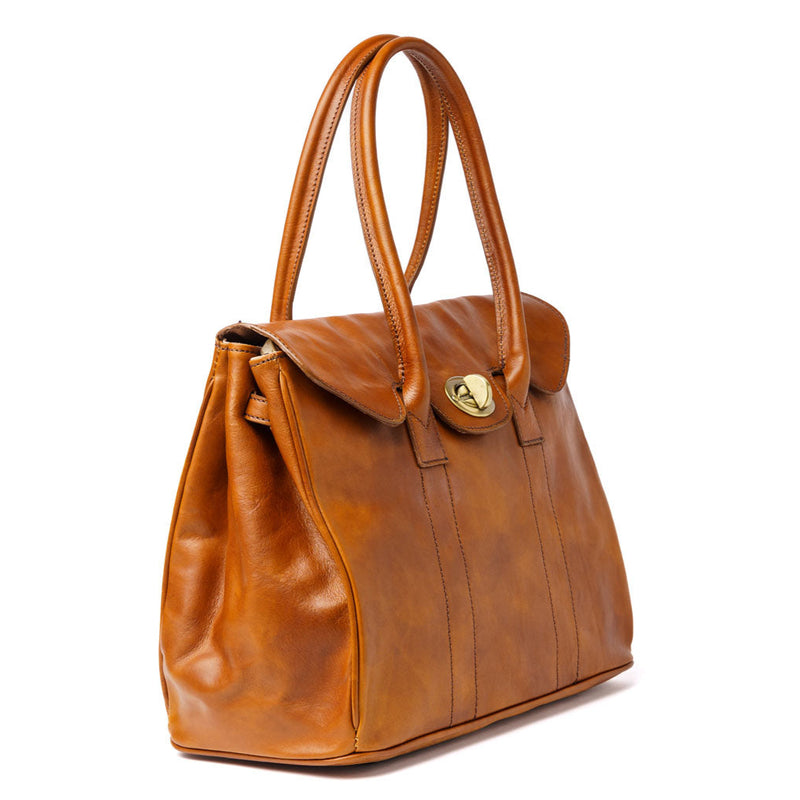 Sophia | Women's Leather Laptop Bag with Organized Storage and Comfortable Carrying Options-5