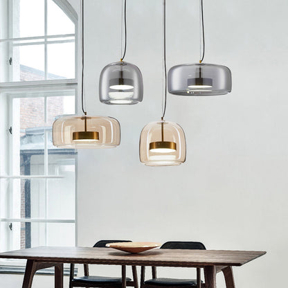 Hotel Elegance | LumiGlide Contemporary Glass Pendant Lamp