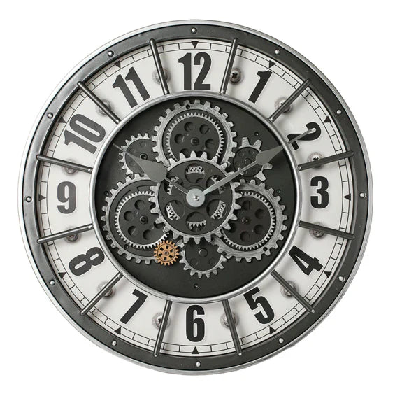 Timeless Ember Wall Clock | Vintage Bronze Elegance