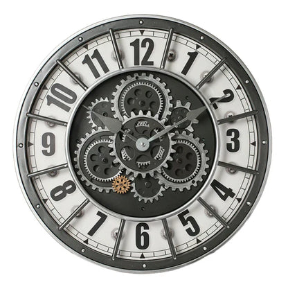 Timeless Ember Wall Clock | Vintage Bronze Elegance