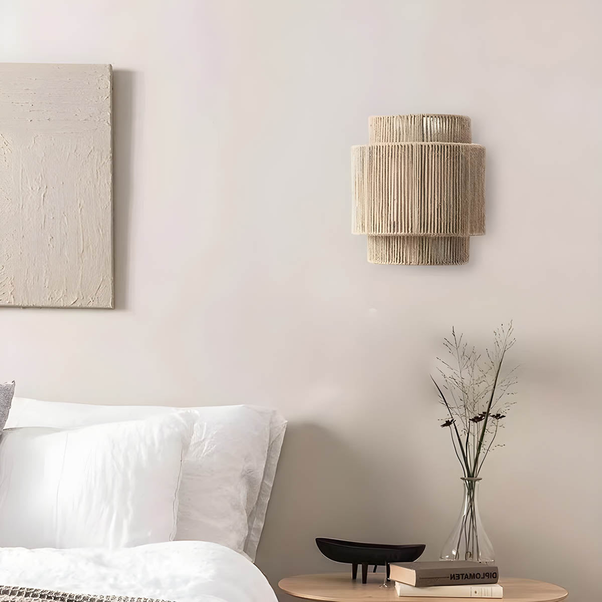 Rustic LED Glow | StellarKnot Rope Wall Lamp