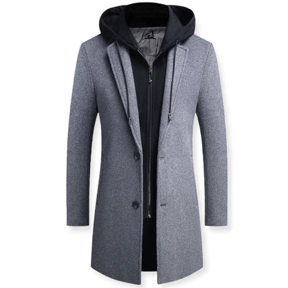 Julian | Men’s Wool-Blend Double-Breasted Trench Coat