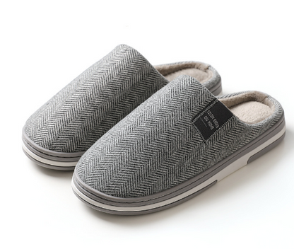 Men’s House Slippers | Soft Warm Plush with Non-Slip Sole