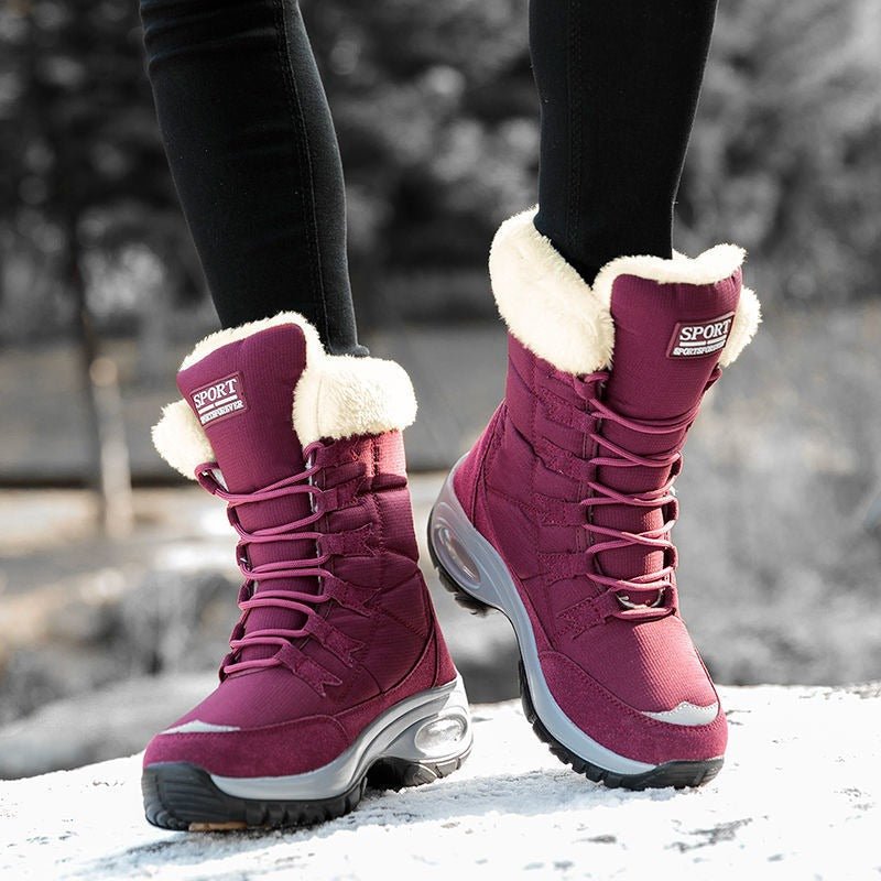 Ana | Women’s Mid-Calf Insulated Boots with Lace-Up Closure