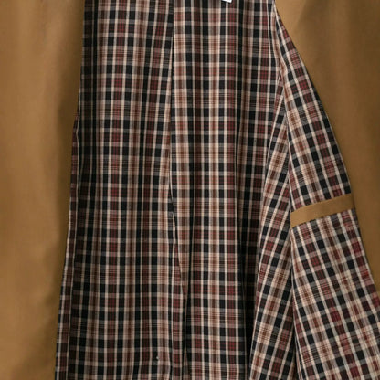 Juliette | Women’s Loose Cotton Blend Trench Coat with Raglan Sleeves