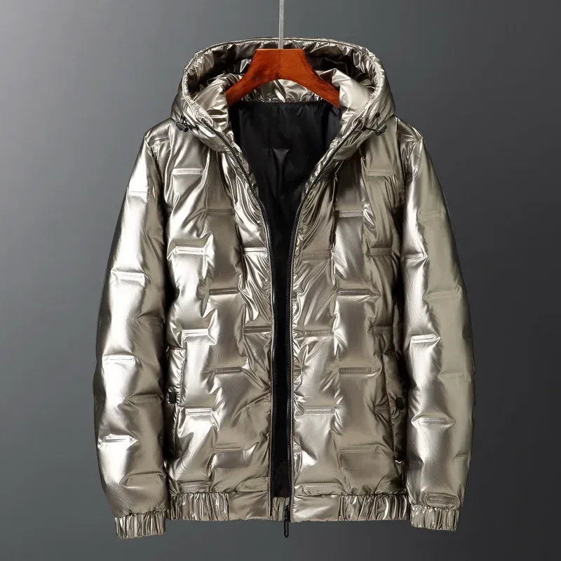 Liam | Men’s Water-Resistant Quilted Down Jacket with Hood