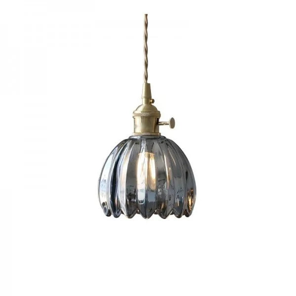 Floral Japanese Look | HikariBloom Glass Pendant Lamp