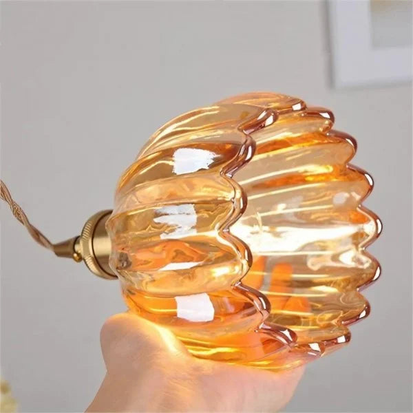 Floral Japanese Look | HikariBloom Glass Pendant Lamp