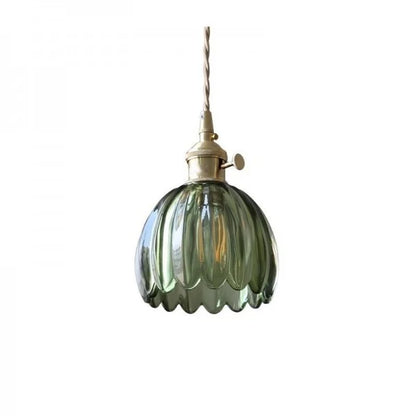 Floral Japanese Look | HikariBloom Glass Pendant Lamp