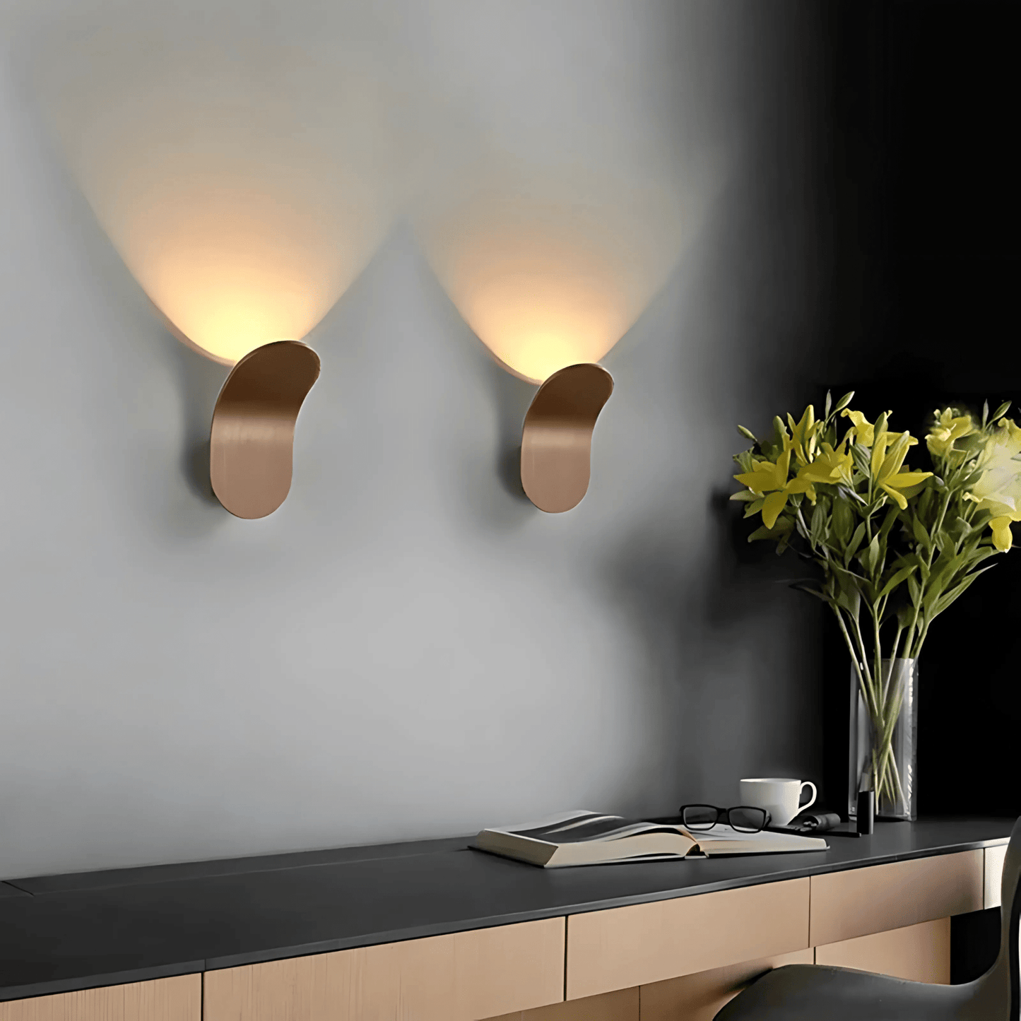 Sleek Modern Design | LumiCurve LED Wall Lamp
