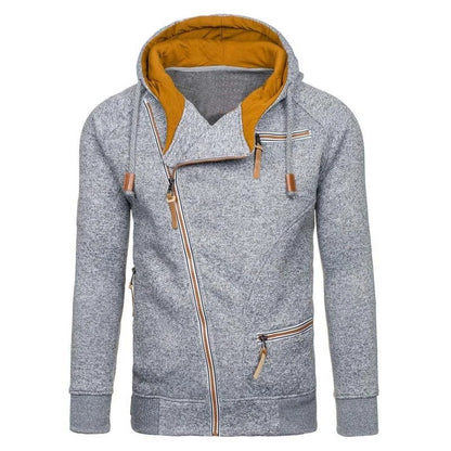 Dexter | Men’s Casual Fleece Hoodie with Zippered Pockets