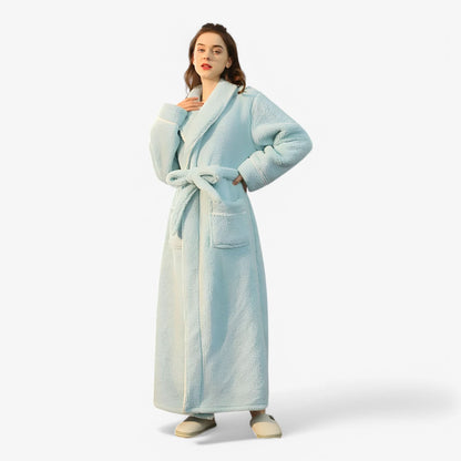 Velvra Unisex Luxury Bathrobe | Ultra-Soft Comfort with Timeless Spa-Style Elegance