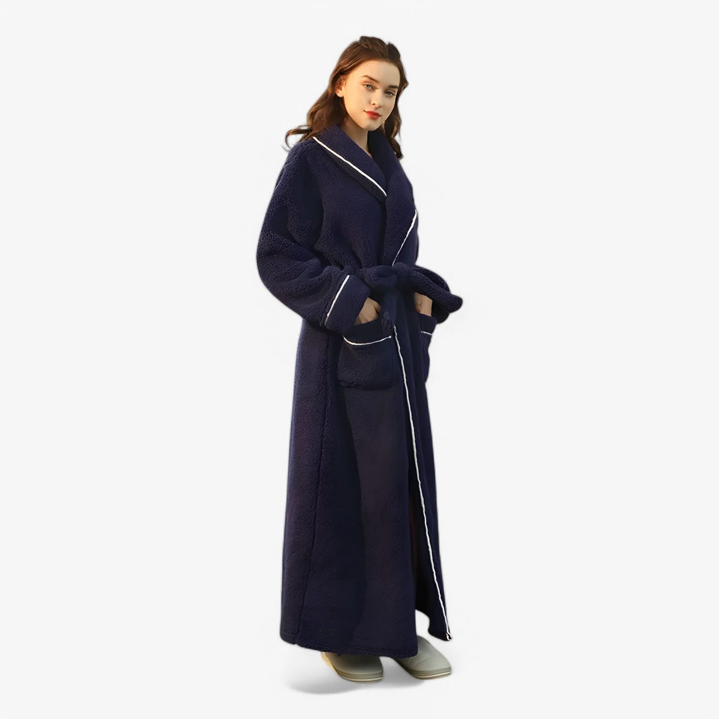 Velvra Unisex Luxury Bathrobe | Ultra-Soft Comfort with Timeless Spa-Style Elegance