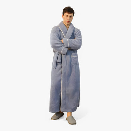Velvra Unisex Luxury Bathrobe | Ultra-Soft Comfort with Timeless Spa-Style Elegance