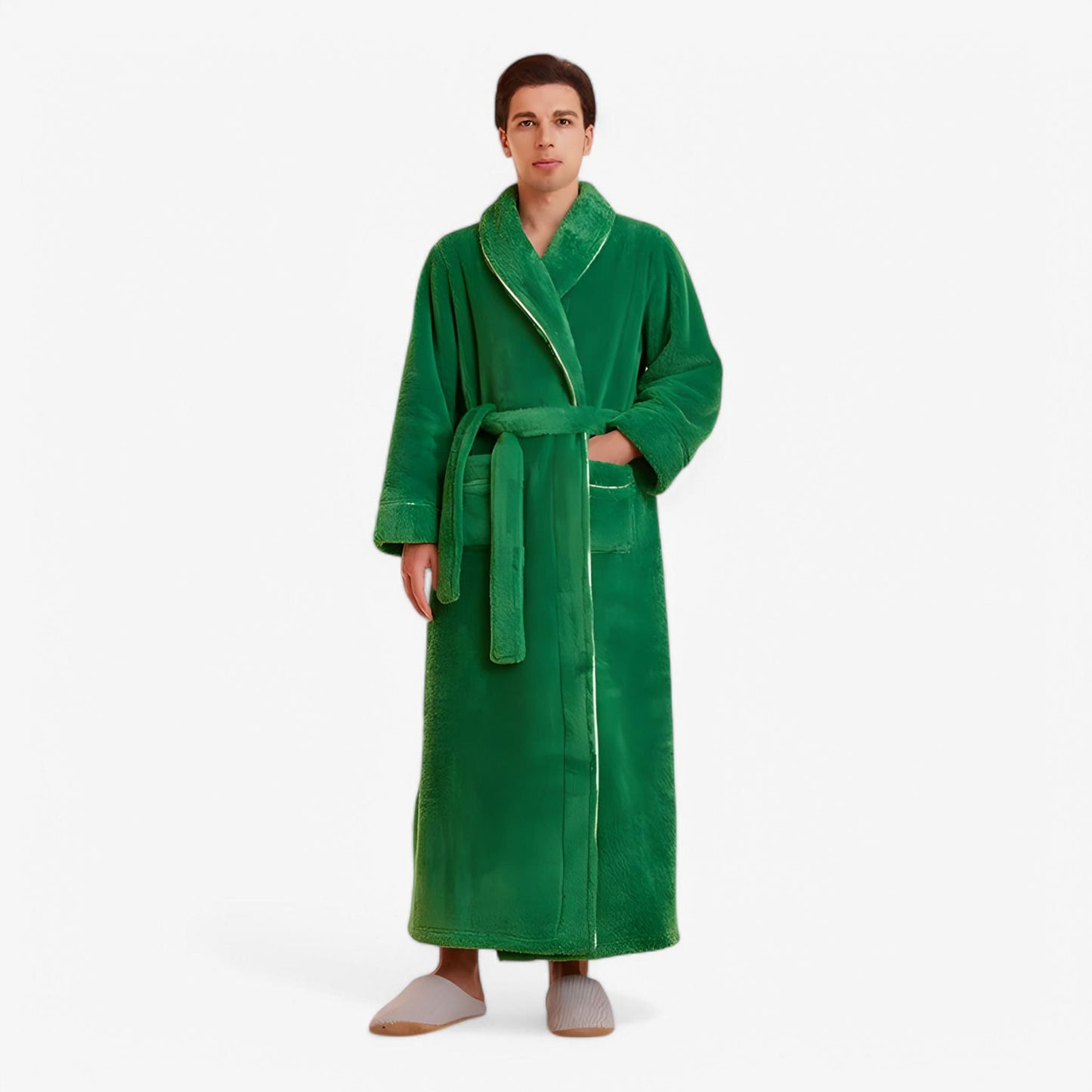 Velvra Unisex Luxury Bathrobe | Ultra-Soft Comfort with Timeless Spa-Style Elegance